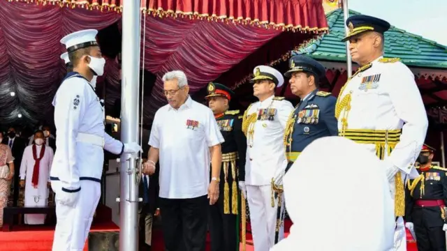 ජනාධිපති ගෝඨාභය රාජපක්ෂ 2022 ජාතික නිදහස් සමරු උළෙල