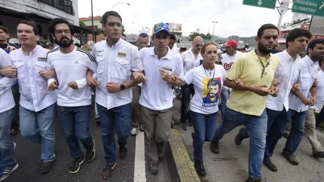 Líderes de oposición