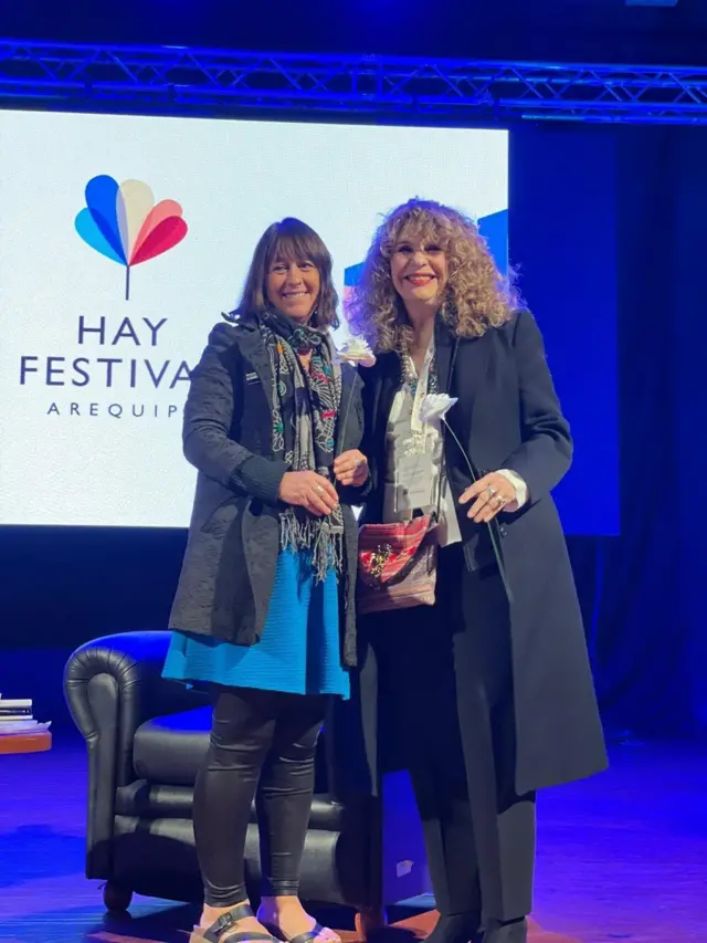 Carolina Robino y Gioconda Belli