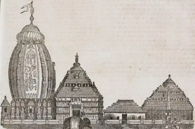 పూరీ జగన్నాథుడి ఆలయం చిత్రలేఖన ఫోటో 