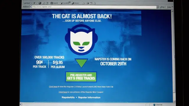 Napster büyük davalara konu olmuştu