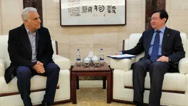 چانگ هوا سفیر چین در دیدار با آقای عرب نژاد مدیر عامل هواپیمایی ماهان