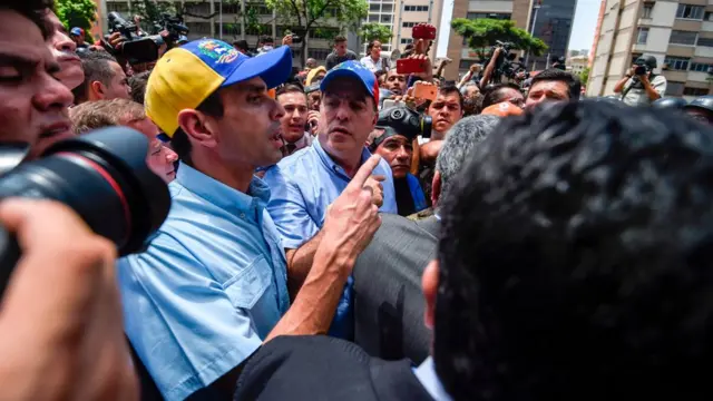 Henrique Capriles y Julio Borges