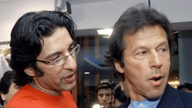 عمران خان، وسیم اکرم