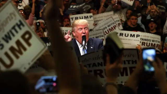 Trump en campaña