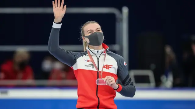 Natalia Maliszewska durante un evento deportivo el pasado noviembre.