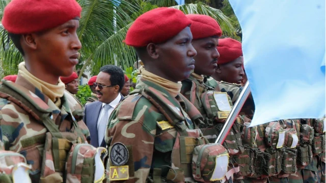 Sawirka ciidamamo ka tirsan milatariga Soomaaliya.