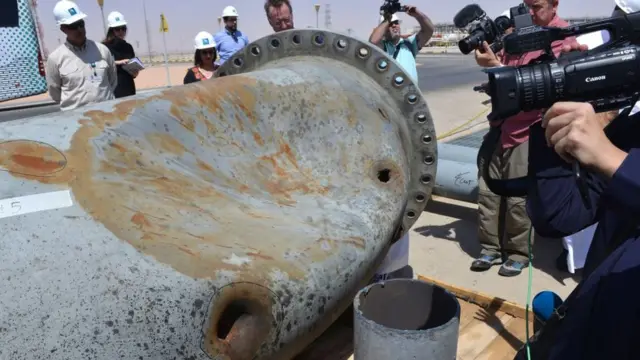 خریص میں تباہی کا منظر