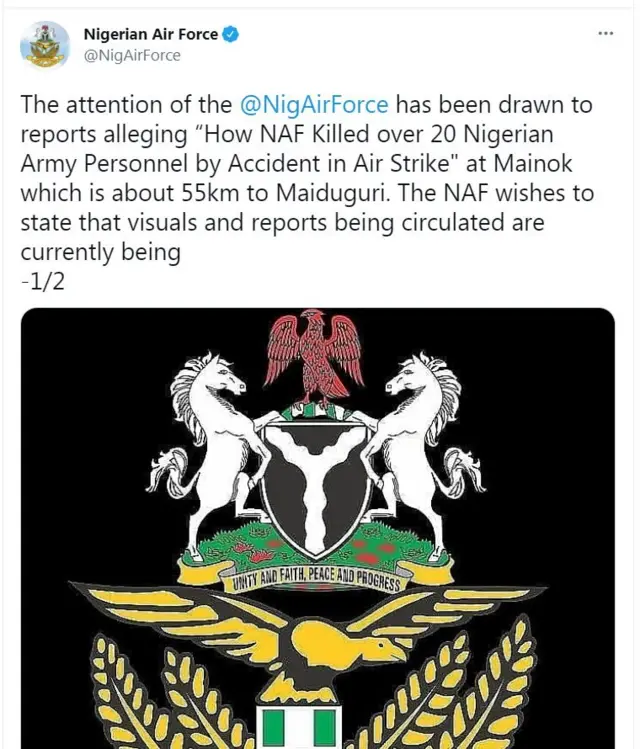 Ọrọ ti ileesẹ ologun ofurufu kọ