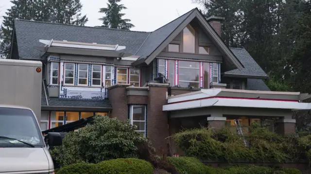 孟晚舟、刘晓棕在温哥华的另一处房产，目前正在装修中。