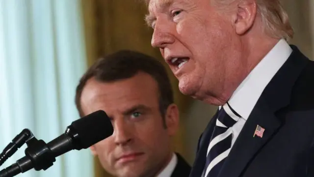 trump ve macron
