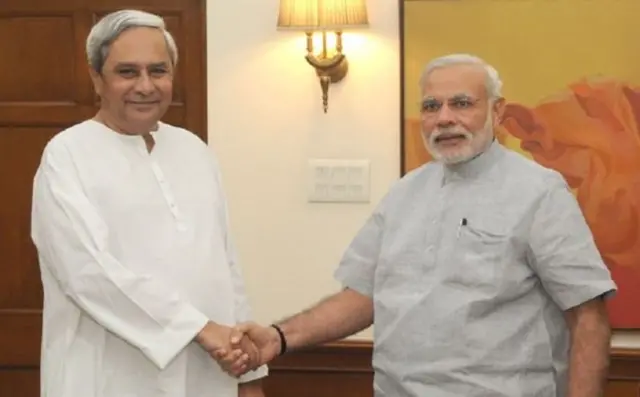 नवीन पटनायक और नरेंद्र मोदी