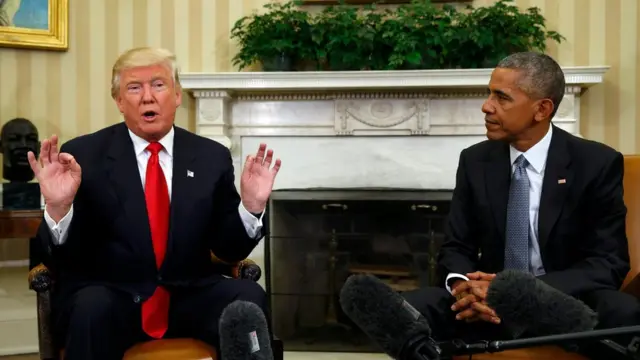 اوباما و ترامپ