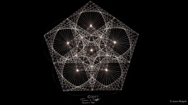 Depuis son agression, Padgett a pu dessiner à la main des motifs géométriques répétitifs appelés fractales.