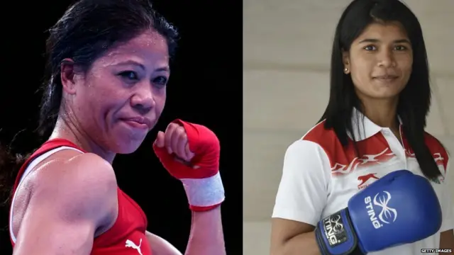 ਮੈਰੀ ਕੌਮ ਅਤੇ ਨਿਖਿਤ ਜ਼ਰੀਨ ਦਾ ਮੁਕਾਬਲਾ