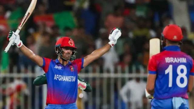 নাজিবুল্লাহ জাদরান কালকের ম্যাচে ছয়টি ছক্কা হাঁকিয়েছেন