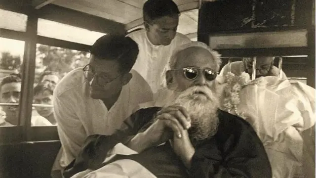 শেষবারের মত শান্তিনিকেতন ছেড়ে যাচ্ছেন রবীন্দ্রনাথ ঠাকুর