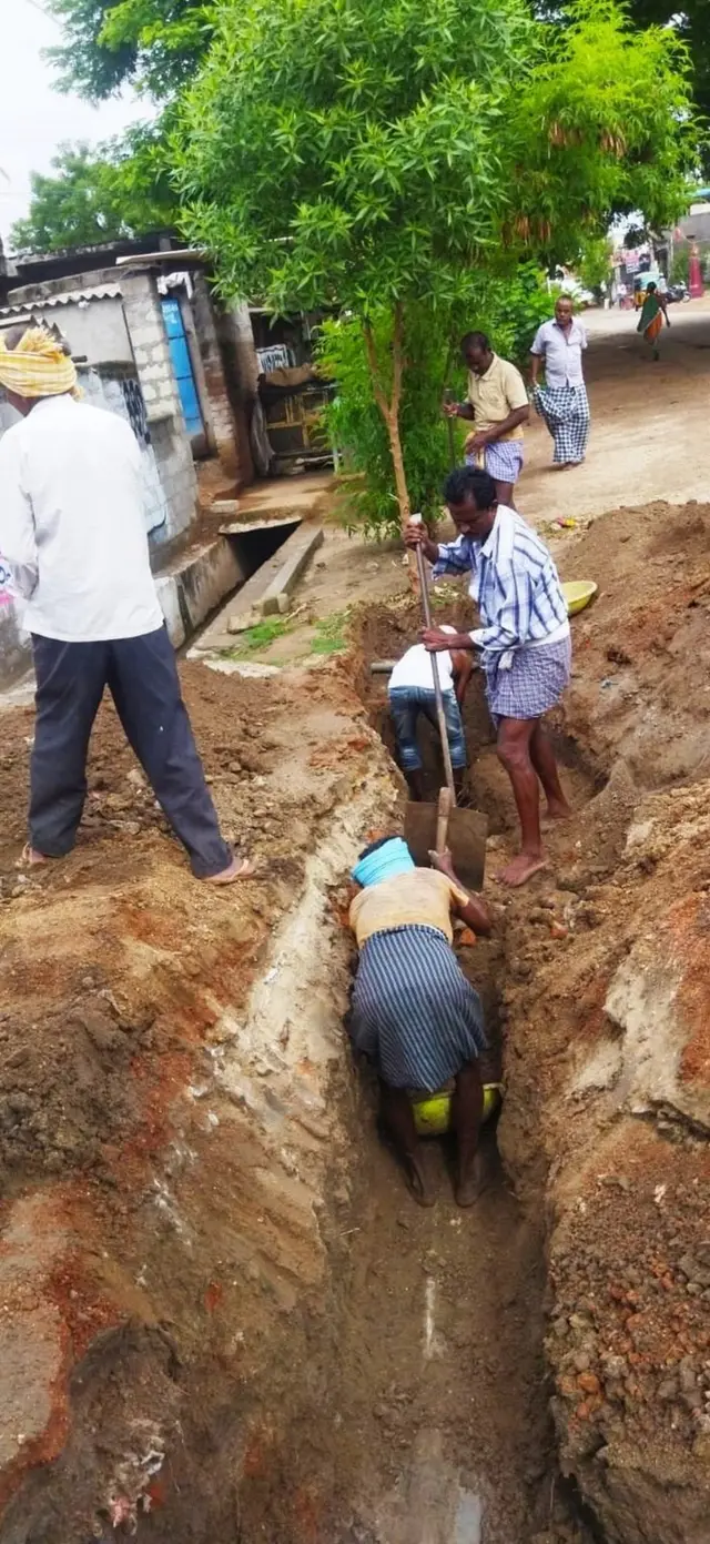 తెలంగాణలోని కొన్ని ప్రాంతాలలో మొక్కల తొలగింపు జరుగుతోంది.