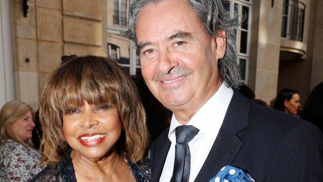Tina Turner y su segundo marido.