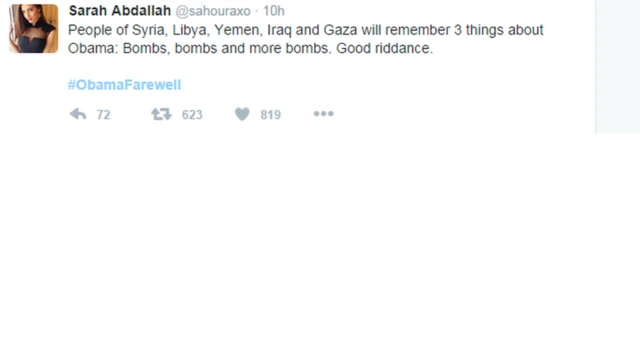 سارہ عبداللہ کی ٹویٹ