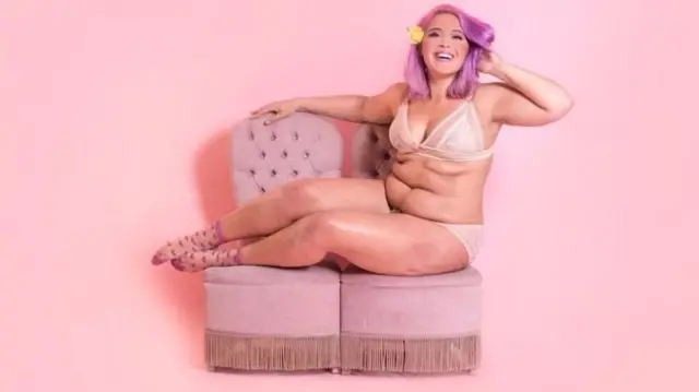 Megan Jayne Crabbe mengatakan wawasannya terbuka karena gerakan tubuh positif.