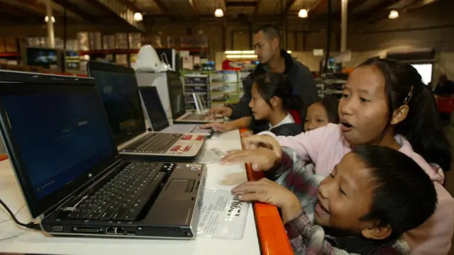 Familia hmong en Fresno, California