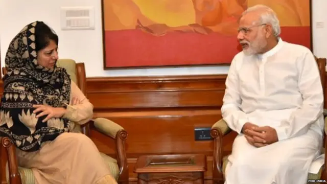 मोदी महबूबा