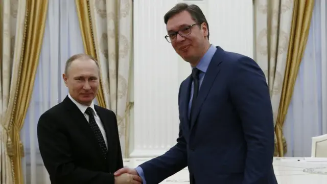 Путин и Вучич
