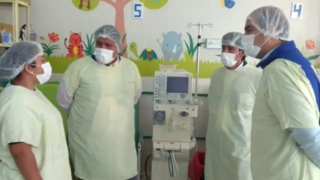 Máquina de hemodiálisis