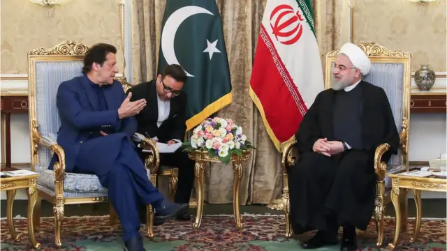 ایرانی صدر حسن روحانی اور پاکستانی وزیراعظم عمران خان