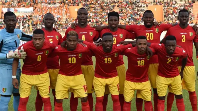Le Syli National (Images d'archives - match qualification 2019)