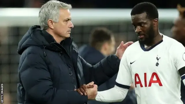 Mourinho na Tanguy Ndombele
