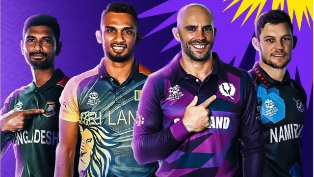 बांग्लादेश, श्रीलंका, नामीबिया और स्कॉटलैंड राउंड-1 से क्वालीफ़ाई करके सुपर-12 में पहुंची हैं