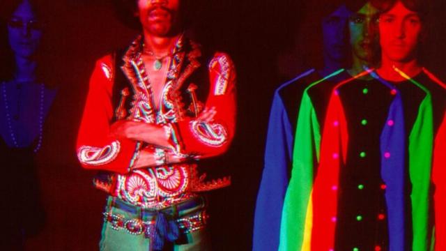 Jimi Hendrix experience psychedelic portrait