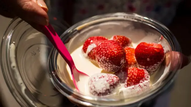 клубника со сливками