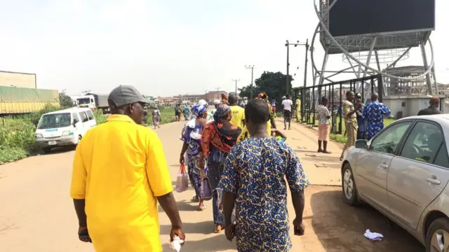 Awọn oluwọde #ENDSARS ni Ibadan