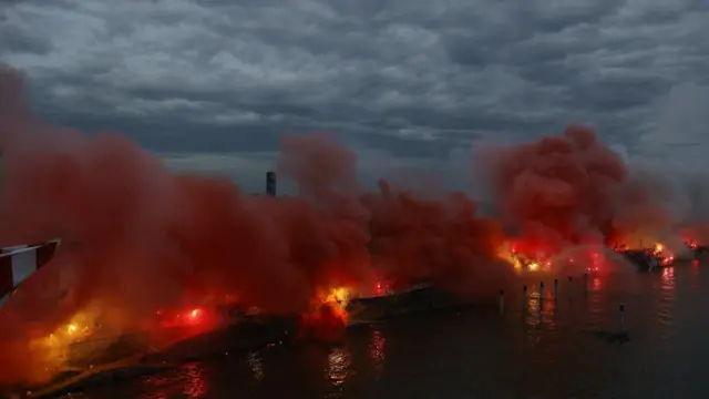 Crvena zvezda, proslava titule, navijači Zvezde, Delije