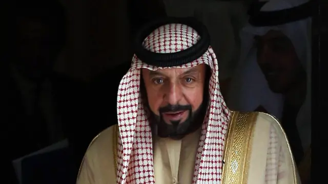 संयुक्त अरब अमीरात के राष्ट्रपति शेख़ ख़लीफ़ा बिन ज़ायेद अल-नाह्यान