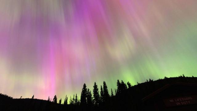 tormenta solar aurora boreal hoy