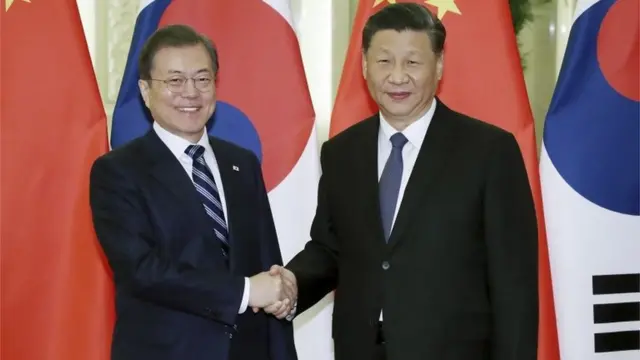 习近平与文在寅