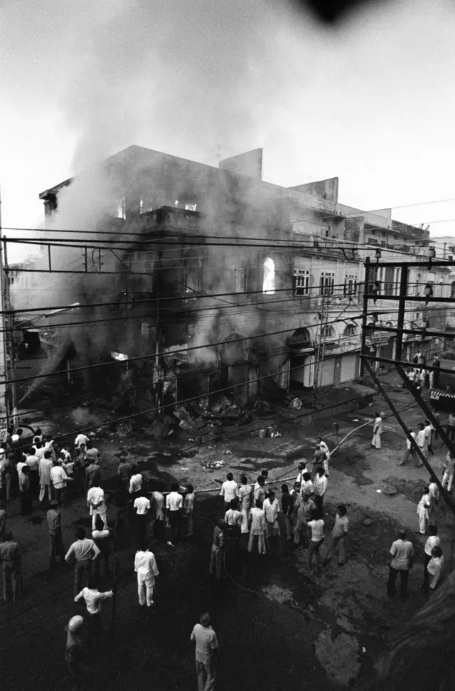 1984ના રમખાણની એક તસવીર