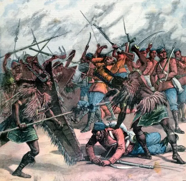 மணிப்பூரில் 1891 கிளர்ச்சியின் போது எடுக்கப்பட்ட புகைப்படம்