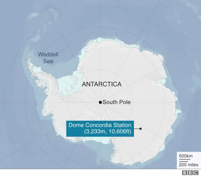 அன்டார்டிகா வரைபடம்