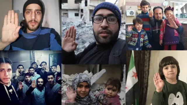 صورة نشرها حساب على تويتر تضم عددا ممن شاركو بالحملة