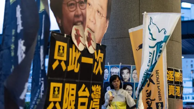 反对修例的团体也有举行集会。