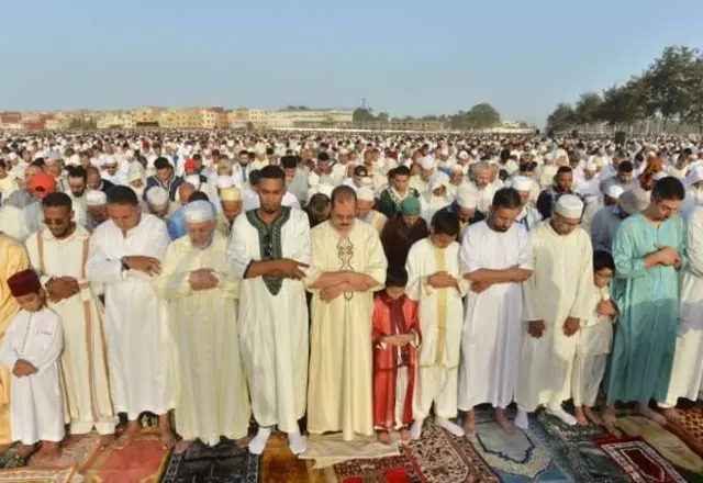 Célébration de l'Aïd
