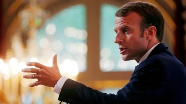 Fransa Cumhurbaşkanı Emmanuel Macron,