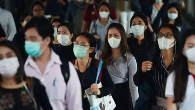 คนใส่หน้ากากอนามัย