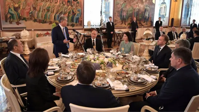 Москвада Алмазбек Атамбаев менен Раиса Атамбаеванын урматына түштөнүү уюштурулду