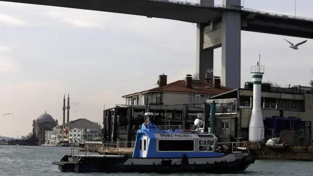 Полицейский катер на Босфоре